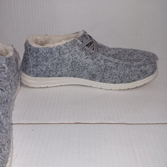 TOMMY BAHAMA MEN'S FAUX FUR LINED CASUAL SLIP ON SNEAKERS  HEY DUDE STYLE - Picture 8 of 10